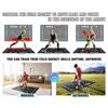 90x60cm Hockey Training/Soccer Mat Quiet Non-Slip Large Dribbling Board Stickhandling Pad Training Equipment Indoor Outdoor