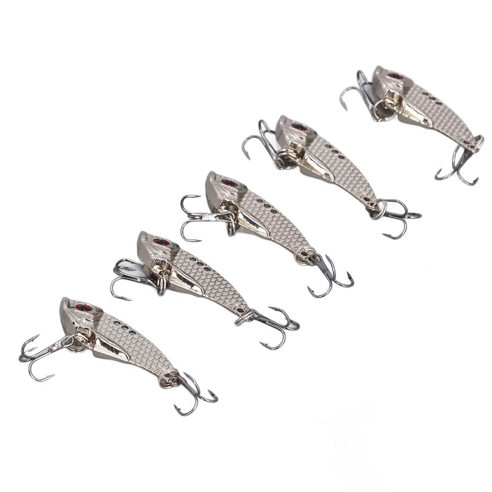 5PCS Metal Fishing Blade Lure 3.5g 7g 15g Fishing Lures Durable Spinner Spoon Lures  For Trout