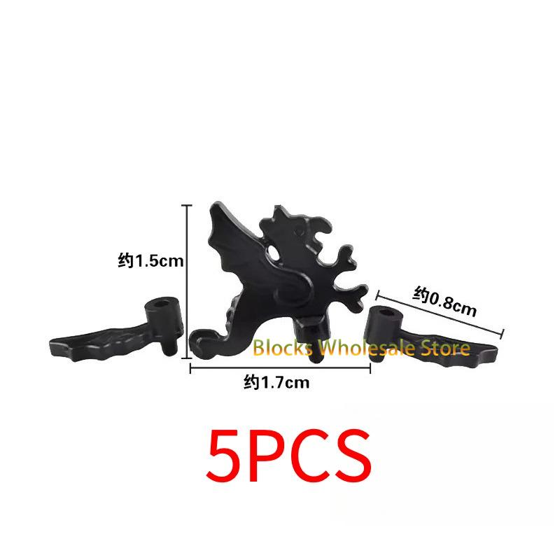 Medieval Military Castle Knight Building Blocks - King Figures with Helmet Armor and Weapon Accessories