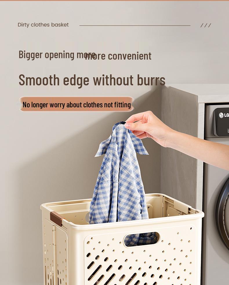 Skládací koš na prádlo s velkou kapacitou pro koupelnu a domácí použití