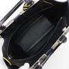 Fendi Petite Troisur Handtasche 8BH333 2WEGE-Schultertasche schwarzes Leder Damen Gebraucht