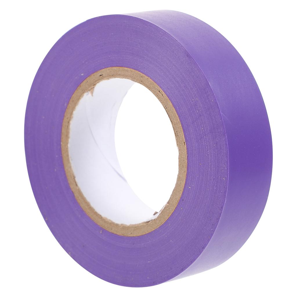 19mm 20m Lila PVC Elektro-Isolierband Selbstklebend Drahtumwicklung Elektriker Werkzeugzubehör Isoliertes Stoffband Für