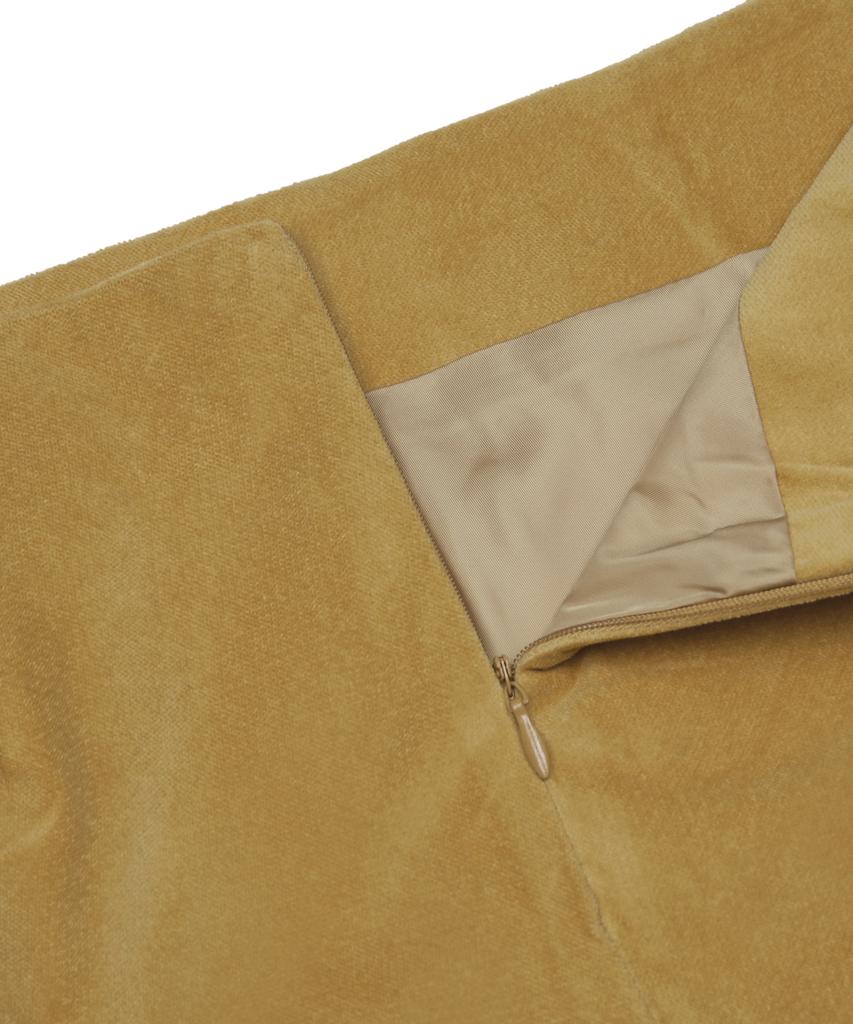 High School Disco Basic Skirt Mustard