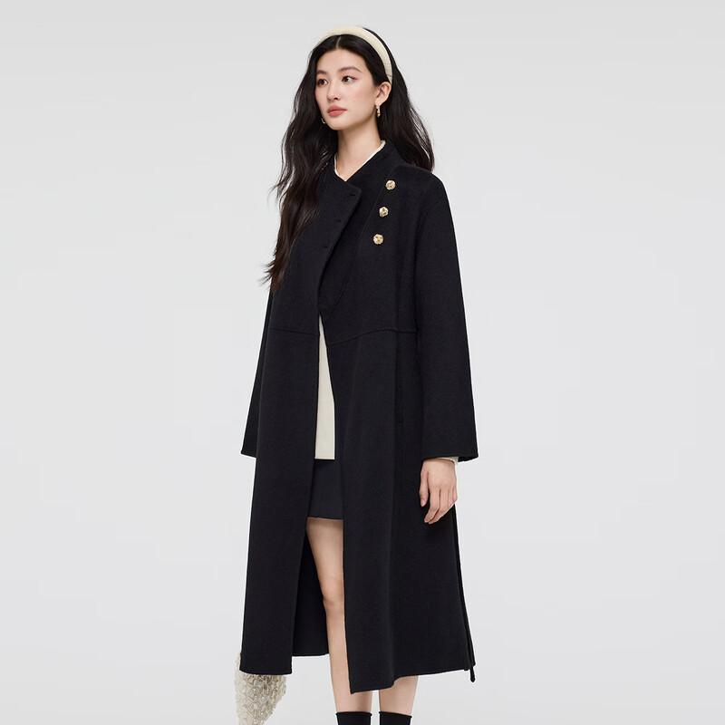 FivePlus Women's Wool Blend Lapel Belted Coat