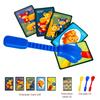 1 Set Cat Catch Mice Board Game with 3 Catcher Stick Reaction