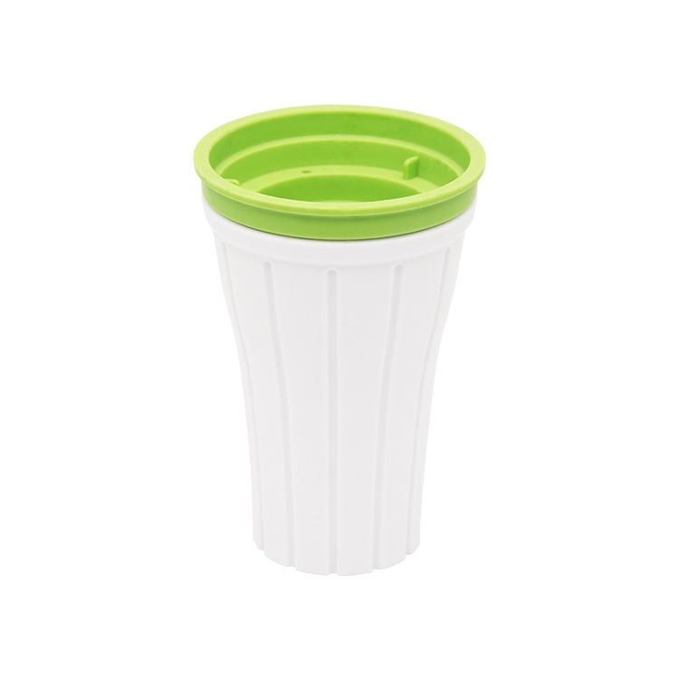 Summer Squeeze Homemade Milkshake Bottle Pill-proof Smoothie Cup Pinch Fast Cooling Magic Cup DIY Ice Cream Slushy Maker