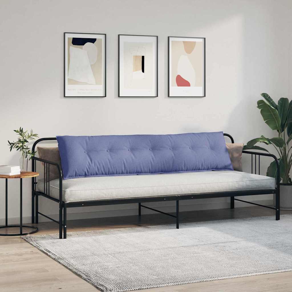 Back Cushion Denim Blue 200 x 19 x 50 cm Fabric