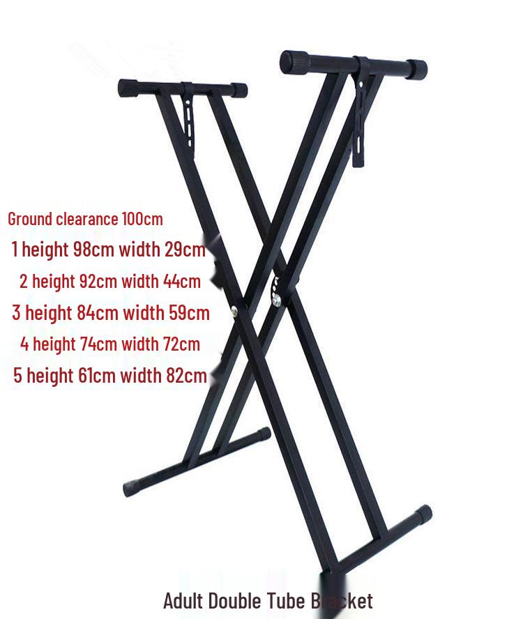 X-Shaped Stand: Sand Painting, DJ Box, & Double-Tube Keyboard Display