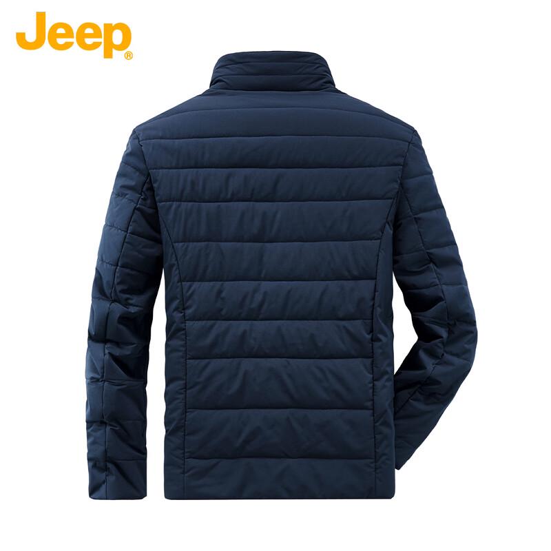 Jeep Men's Winter Fleece Lined Cotton Padded Jacket