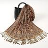 Women's Luxury Autumn Cashmere Printed Jacquard Shawl Scarf