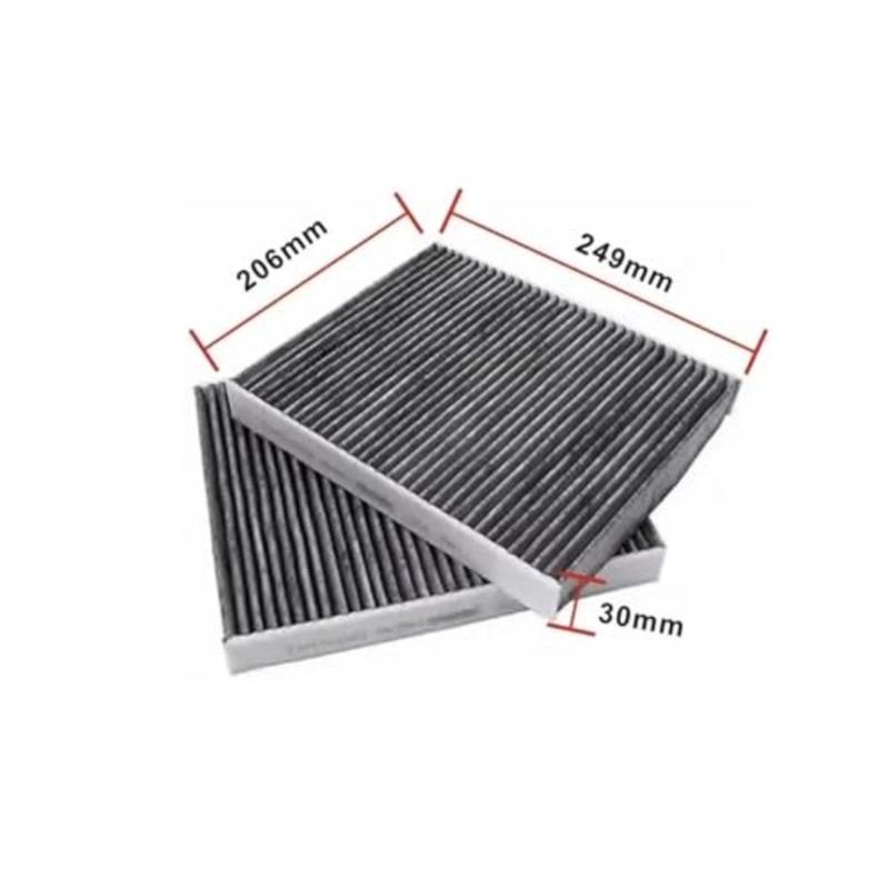 2 Stück Pollen-Innenraumluftfilter für BMW 5er F07 F10 F11 520d 520i 528i 530i 550i M5 N47 N52 N55 64119163329