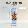 1PC Leopard Succulent Flower Graphic,750ml Color Plastic Sports Water Bottle,Leakproof Flip Straw Lid,Suitable for Sports Office Home Use