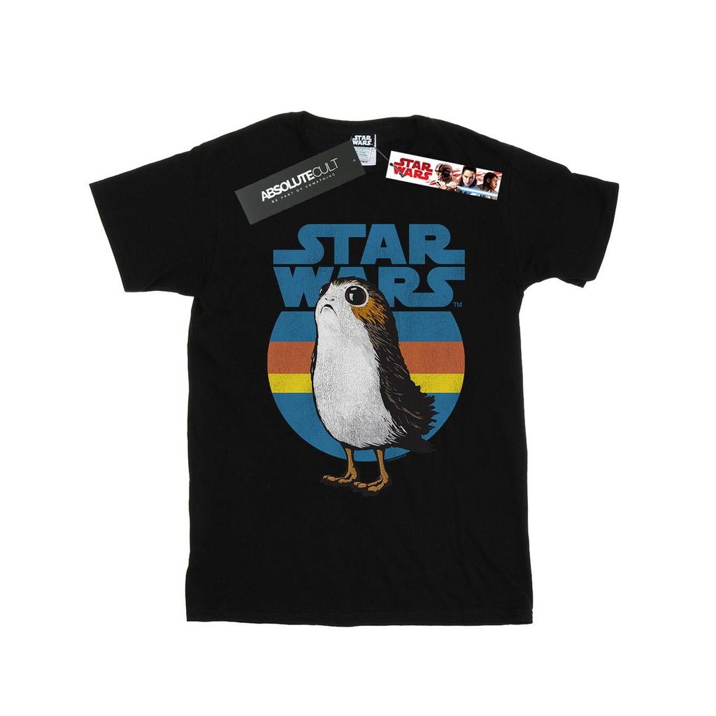 STAR WARS Womens/Ladies The Last Jedi Porg Cotton Boyfriend T-Shirt