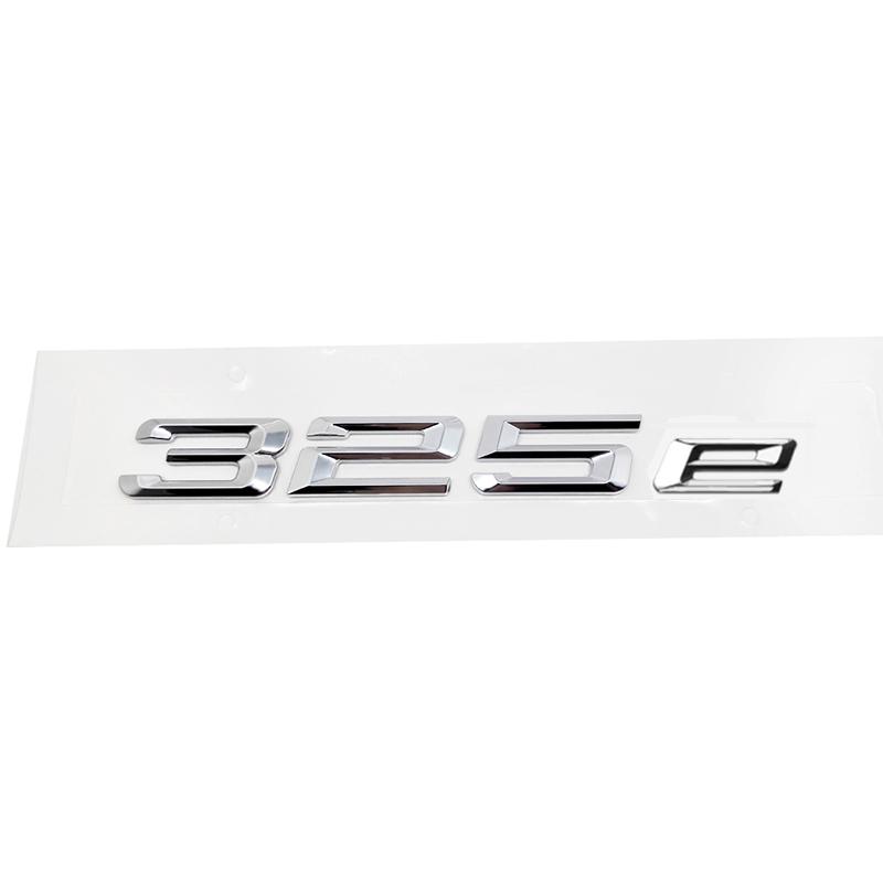 ABS Car Rear Trunk Logo Badge Emblem Sticker For BMW 3 series 316e 328e 318e 320e 325e 330e 335e E46 E90 E91 F30 F31 F34 G20