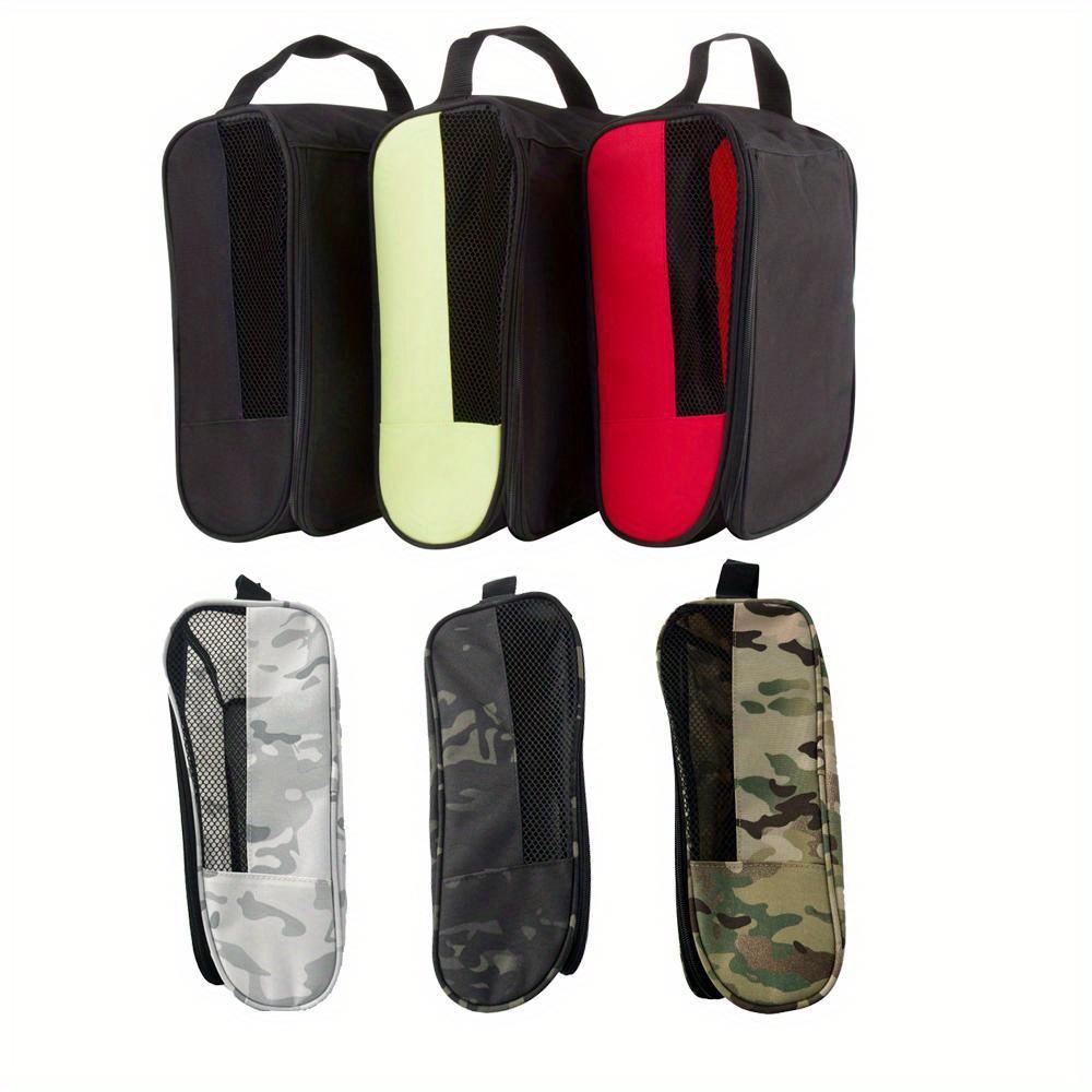 1Pcs Golf Shoes Bag Portable Zipped Sports Bag Shoe Case Breathable Golf Shoe Bag - Zippered Shoe Carrier Bags Case Pocket Pouch