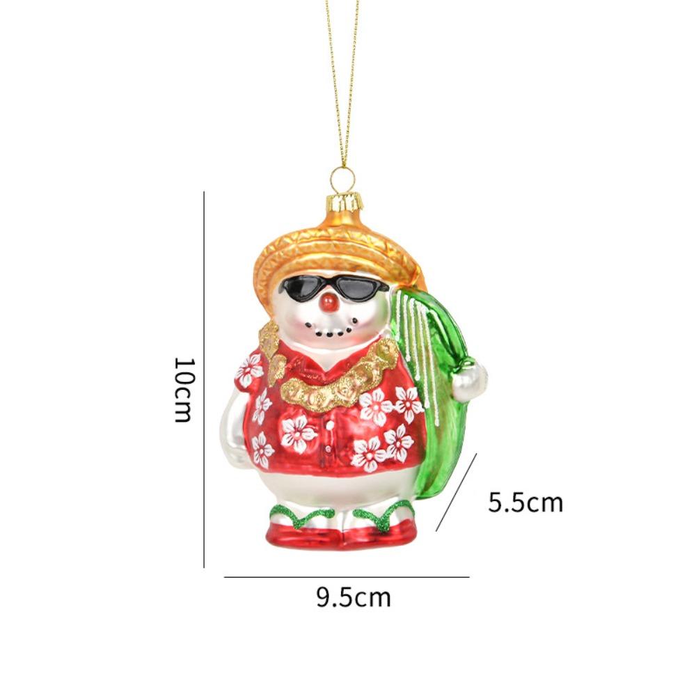 

Дед Мороз Форма кокосовой пальмы Рождественские украшения Рождественская подвеска для елки Оформление сцены D