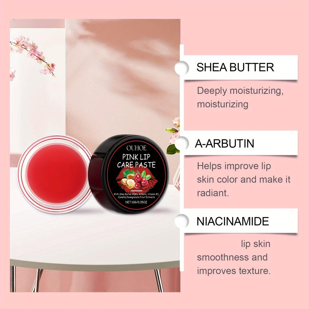 Balsam de Buze Hidratant Reparare Buze Uscate Extract de Plante Îngrijire Hrănire Culoare Buze Hidratare Naturală Moliciune de Lungă Durată