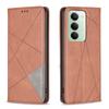 For Xiaomi Redmi 15 5G (Global) (169mm) Case Card Slots Geometry Imprint Leather Phone Cover