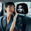 2 Stück Halloween-Accessoires Kopfstützenbezüge Geist Autositz-Kopfbezug Nackenkissenbezug Halloween