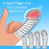 Silicone Finger Sleeve No Vibrators G Spot Orgasm Massage Clitoris Stimulator Masturbators Anal Sex Toys For Woman Beginner