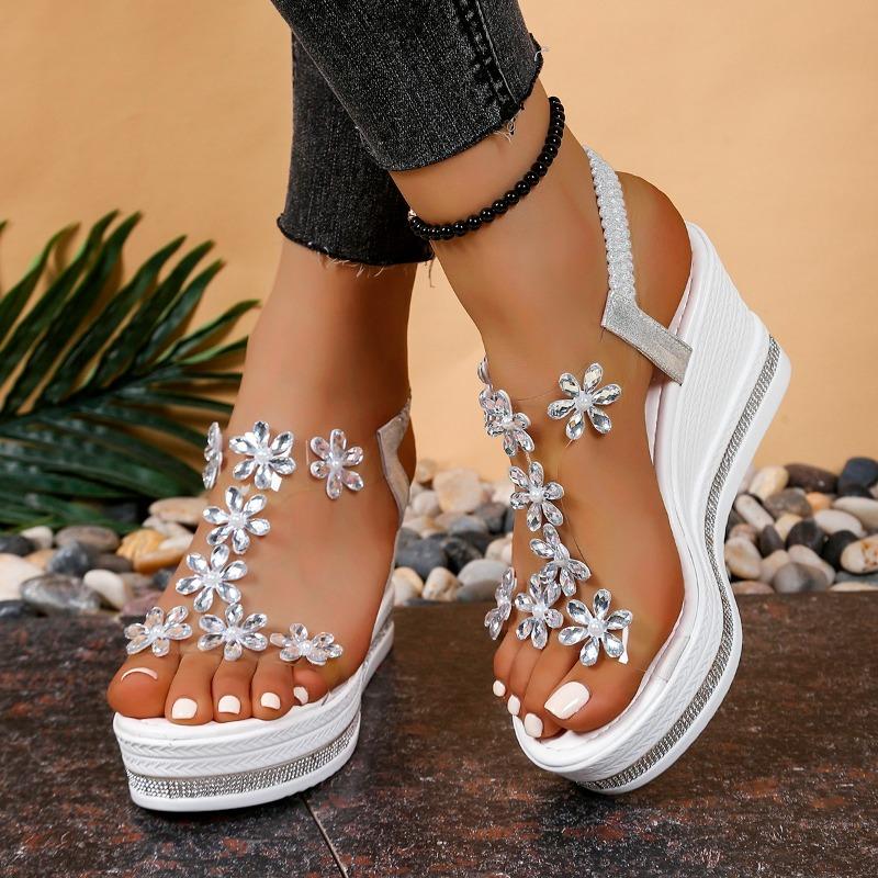 Fashion Internet Celebrity Sandals Platform Sole Heightened Fashion Non-slip Trifle Sole Women's Shoes