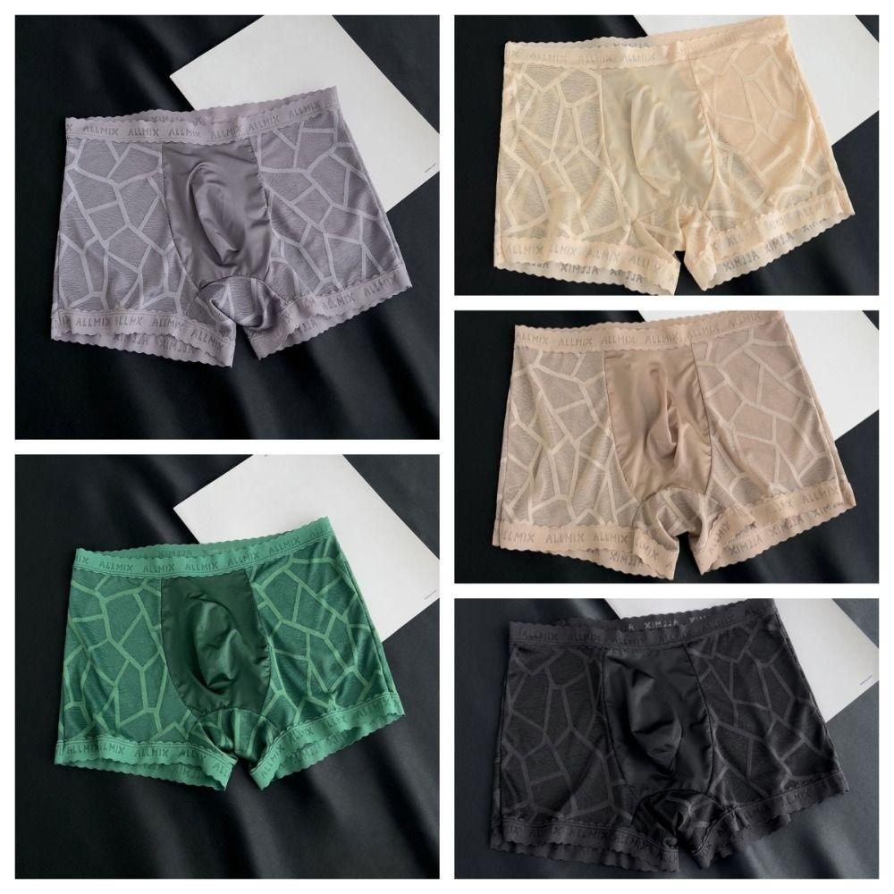 Low Waist Lace Shorts Boxers Underpants Underwear for Men Creative Men Boxer Briefs  Men