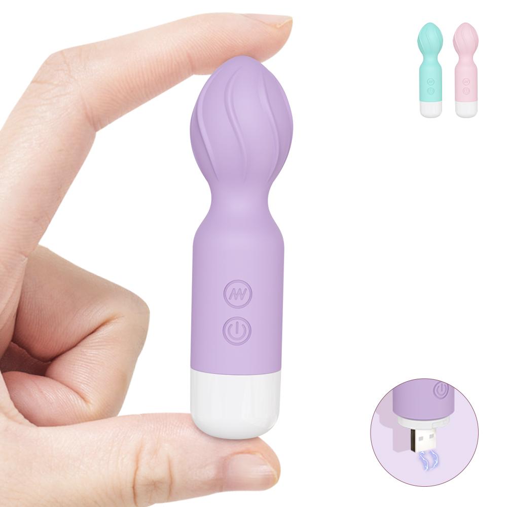 Mini AV Vibrator for Women Clitoris Stimulator Nipple G Spot Dildo Female Body Massage Vibrating Masturbation Adult Sex Toys