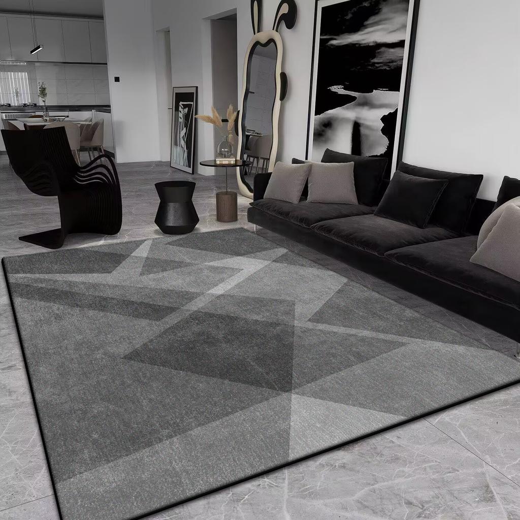 Modern Geometric Decorative Rug for Living Room Nordic Large Area Home Sofa Side Coffee Tables Mat Washable Bedroom Carpet 