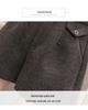 Women's Casual High-Waisted Wool-Blend Wide-Leg Shorts - Early Autumn/Winter 2026