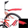 Mountain Bike  s Set Cycling Front and Rear Mud Guards with LED Taillight (red)