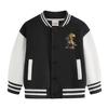 Herbst & Winter Jungen Baseballjacke mit Fleecefutter - Warm, Trendy, Verdickte Oberbekleidung für Kindergarten und Coole Schuluniformen