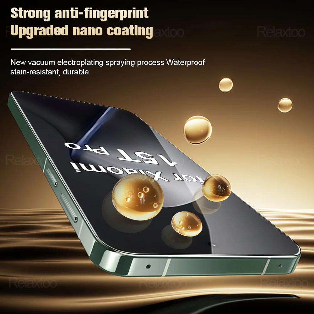 5 Stück Displayschutzfolien für Xiaomi 15T / 15T Pro HD gehärtetes Glas Kristall HD Glas