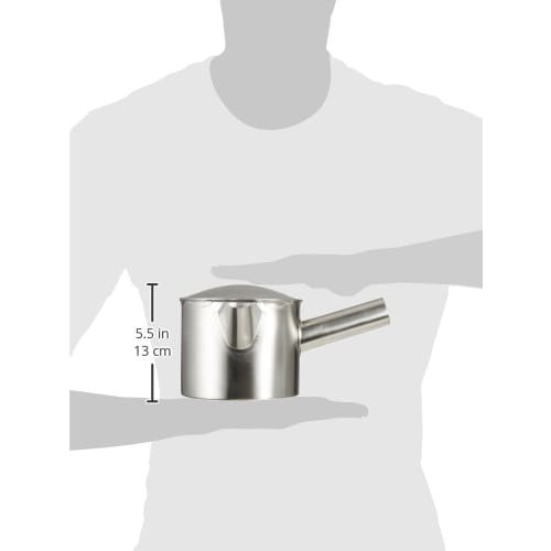 Endo Shoji Commercial-Grade Powder Dish, Large, 18-8 Stainless Steel, Made In Japan, WKN02001