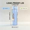 1PC Teacher Appreciation Thank You Print 750ml Color Plastic Sports Water Bottle Leakproof Flip Straw Lid Suitable for Sports Office Home Use