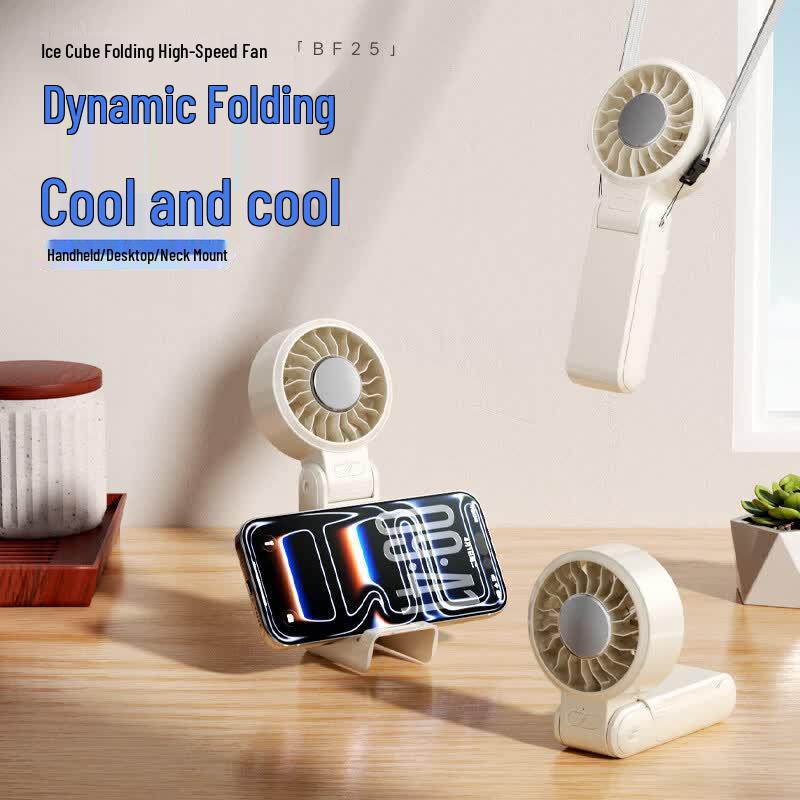 Benbenma Ice Cube Handheld Folding Fan