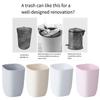 10L Bathroom Bin Portable Dustbin Plastic Paper Basket Rubbish Bins Waterproof Modern Bucket Trash Can for Living Room
