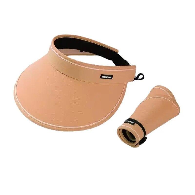 New Sun Hat Women's Uv Protection Sun Hat Summer Empty Cap Large Brim Outdoor Cycling Face Shade Hat Woman