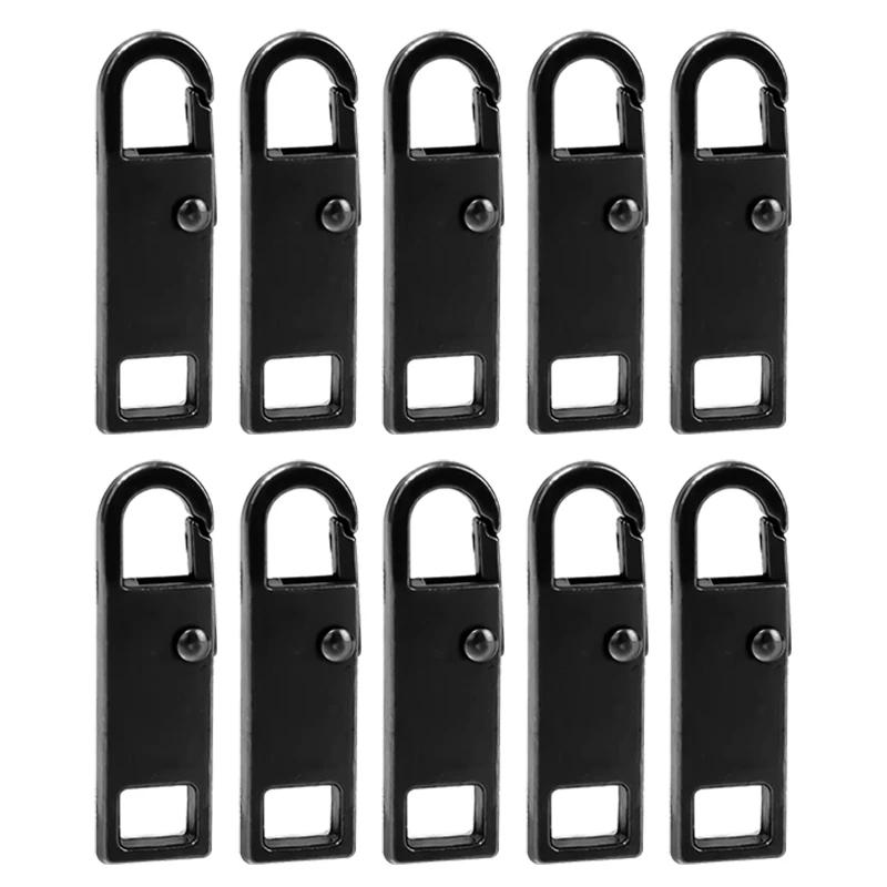 

Універсальна металева застібка-блискавка, заміна, миттєвий ремонт, застібка-блискавка, голова, сумки для одягу, багаж, швейні повзунки на блискавці своїми руками, оптом 1PC чорний