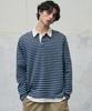 Ledeoli Multi-Stripe Oversized Rugby Shirt [Pink]