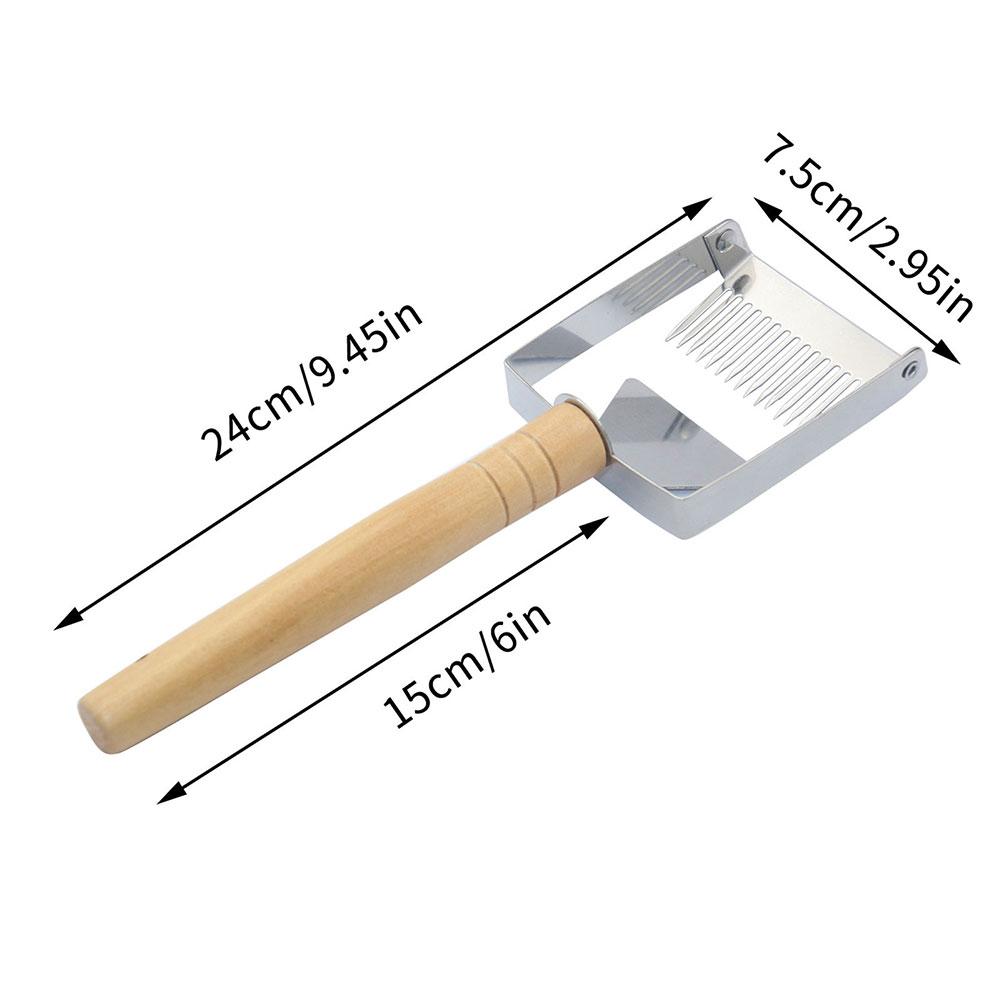 Stainless Steel Honey Uncapping Tool With Wooden Handle Wooden Handle Beekeeping Knives For Farm