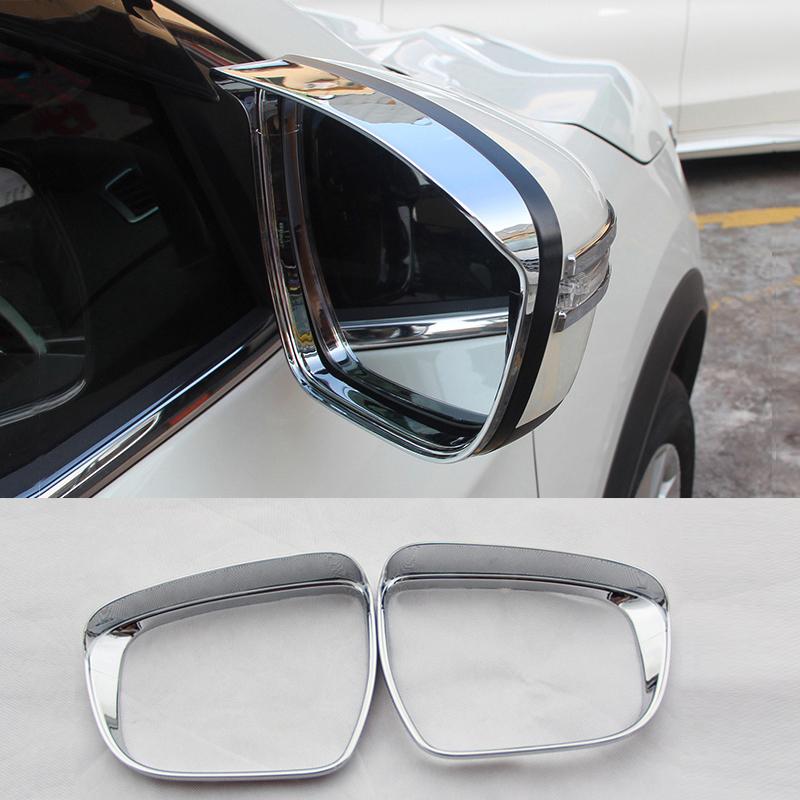 For Nissan Qashqai J11 2014 2015 2016 2017 2018   Car Rearview Mirror Rain Eyebrow Rainproof Cover Accessories
