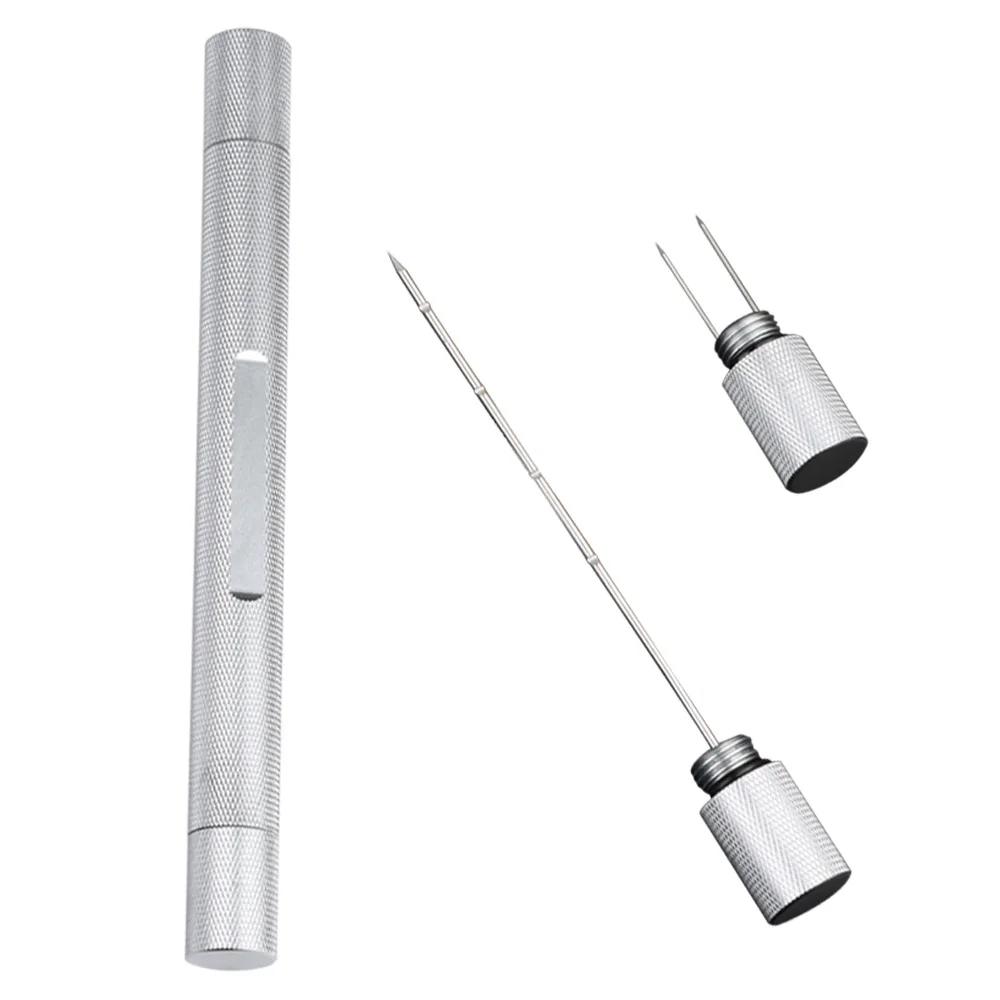 Light Weight Serrated  Cigar Venting Needle Portable Unclogging Cigar Accessories Anti-scald Cigar Tray Hole Opener Drill Tool