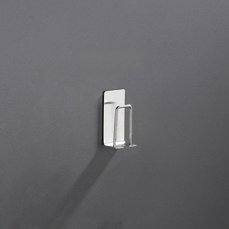 304 Stainless Steel Electric Toothbrush Holder Self-adhesive Waterproof Wall Mount Toothbrush Holder Bathroom Storage Ho