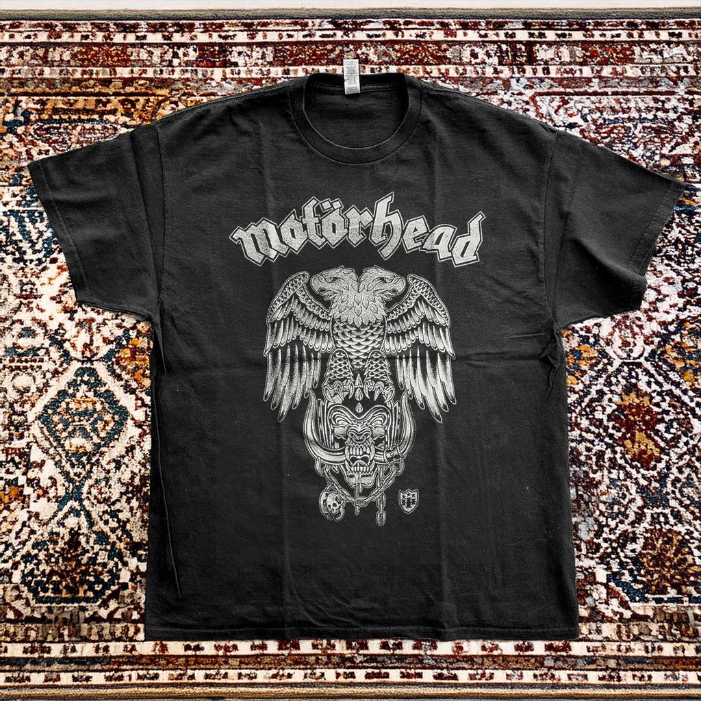 Motorhead Hiro Double Eagle Unisex Black Cotton T-shirt S-5XL