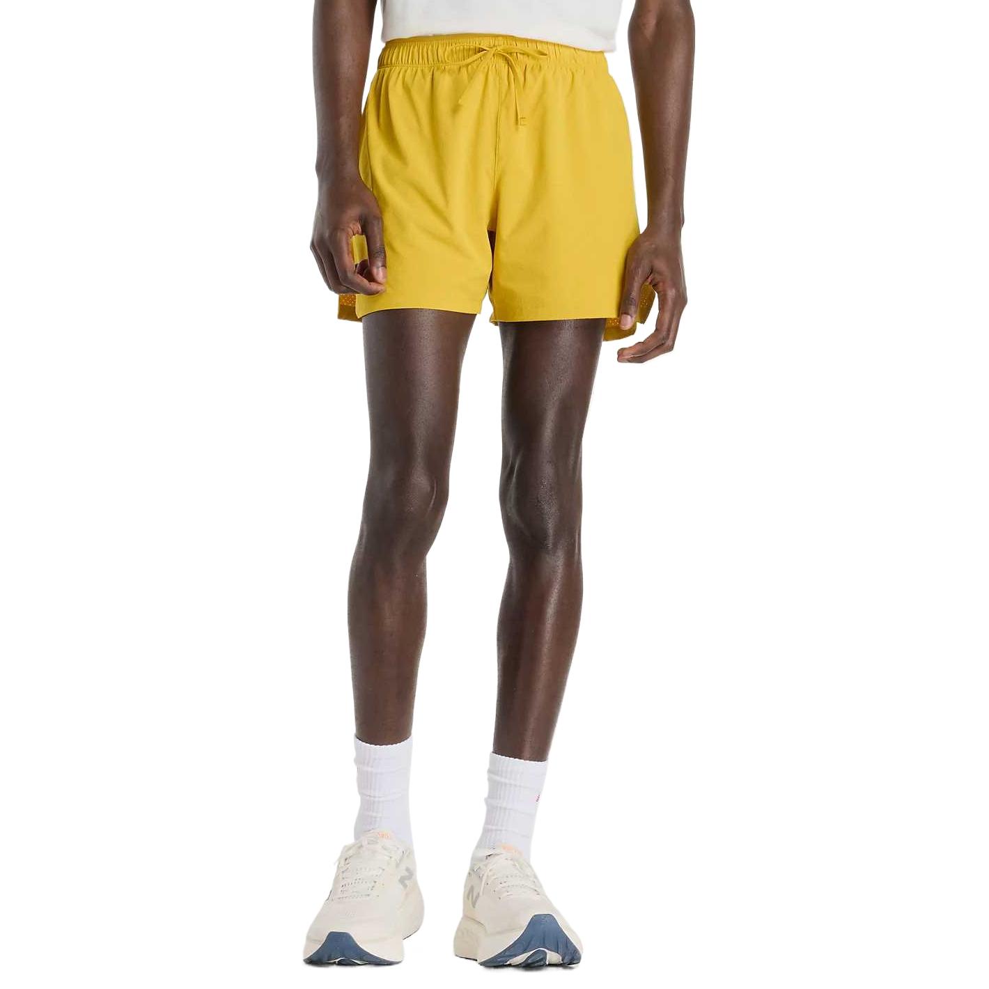 New Balance NB RC Short 5 Sports Shorts Men s Yellow MS41286-BQG L