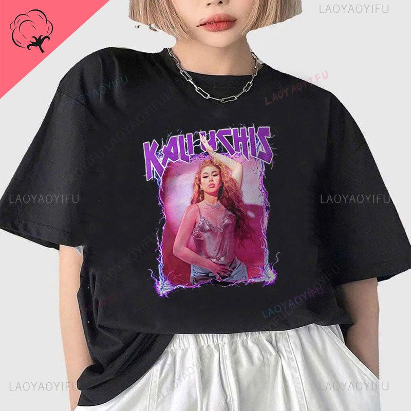 Kali Uchis Ropa De Mujer Printed Shirt Pure Cotton Ocollar Streetwear Fashion Fan Gifts Music Clothes Rb Style Graphic Tee