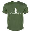 Metal Detector Heartbeat Detectorist T-Shirt Cotton Tshirt Summer Fashion T-shirt Men Cotton Tops Euro Size Boys Gifts