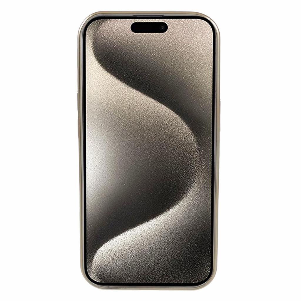 For iPhone 15 TPU Case Compatible with MagSafe CD Vein Matte Phone Cover
