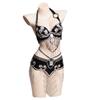 2Pieces Tribal Belly Dance Bra and Belt Belly Dancing Outfit Belly Dancer Costumes for Women