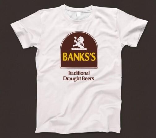 

26 Banks s Beer T Shirt 550 Retro 70s Traditional Draught Robert Plant Zeppelin New Unisex T-Shirt S разноцветный
